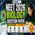 NEET 2026 Biology Question Paper With Solutions - PDF Download Code 11, 12, 13, 14